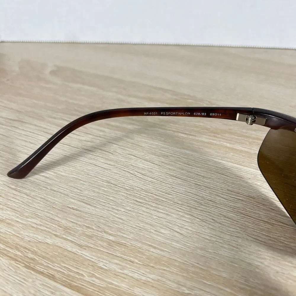 Ray-Ban RB4021 PS Sport Nylor 628/83 Sunglasses FRAMES ONLY Brown 69-11 Italy